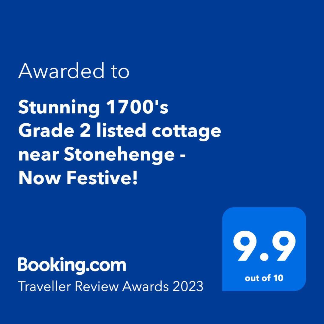 Double Award Winning 1700'S Grd 2 Listed Cottage Near Stonehenge Amesbury Εξωτερικό φωτογραφία
